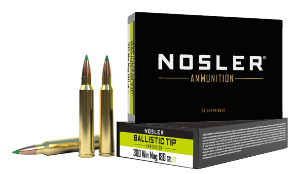 NOSLER 300WIN MAG 180GR BT AMMO