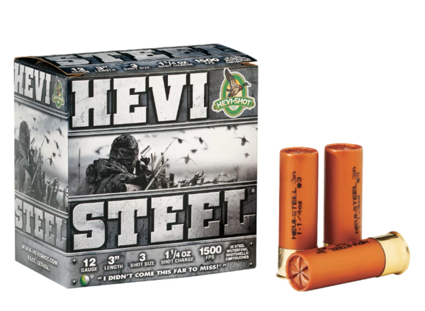 HEVI 12GA STEEL 3IN 1-1/4OZ 3 SHOT