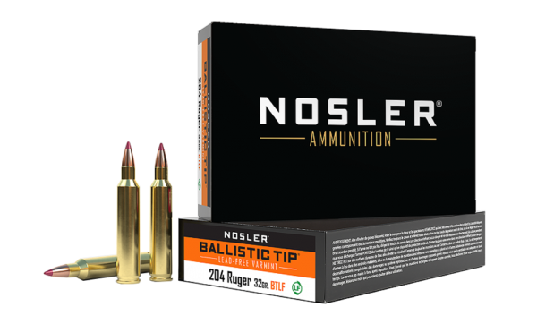 NOSLER 204RUGER 32GR FB TIPPED AMMO