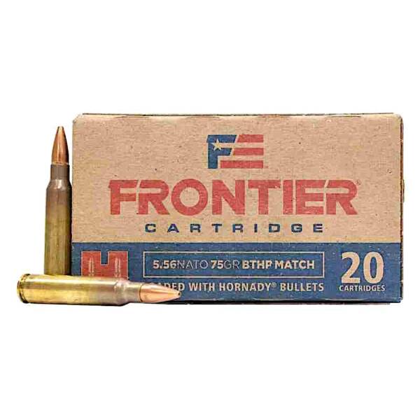 FRONTIER 5.56NATO 75GR BTHP AMMO