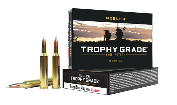 NOSLER 7MM REM MAG 160GR AMMO