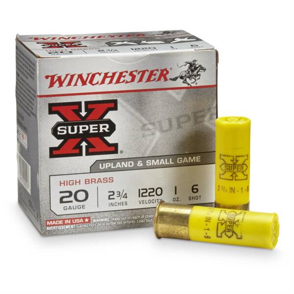 WIN 20GA 3-3/4IN 6SHOT GAME LOAD AMMO