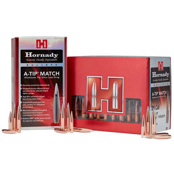 HORNADY 6.5MM 153GR A-TIP MATCH 100CT