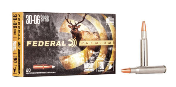 FED 30-06 SPRG 180GR NOSLER AMMO