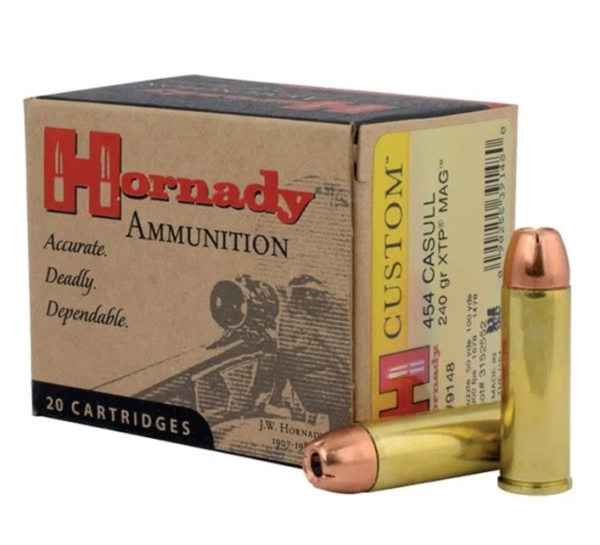 HORNADY 454 CASULL 240GR XTP MAG