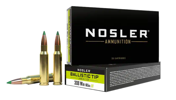 NOSLER 308WIN BT 165GR AMMO