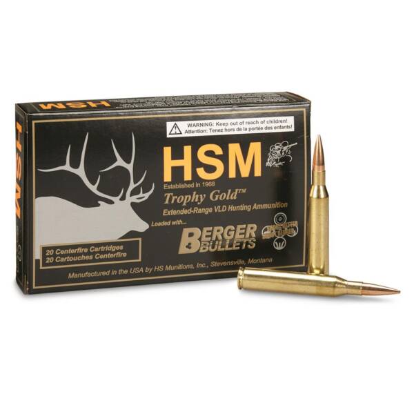 HSM 25-06REM 115GR HPBT HUNTING AMMO