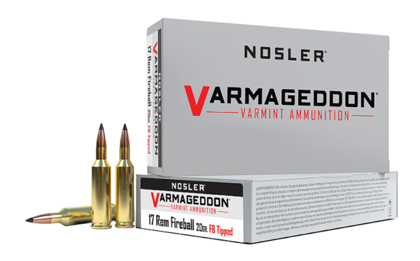 NOSLER 17REM FIREBALL 20GR FB TIP AMMO