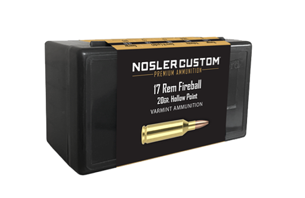 NOSLER 17REM FIREBALL 20GR FB HP AMMO