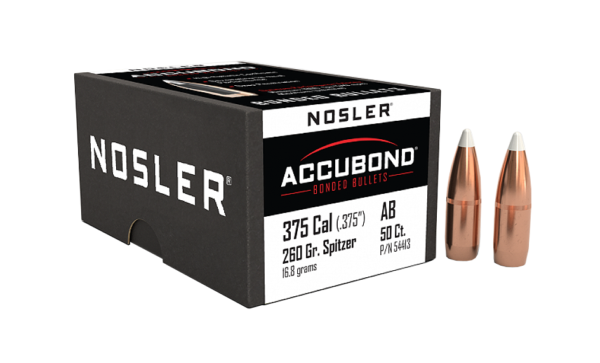 NOSLER 375CAL 260GR ACCUBOND BULLET 50C