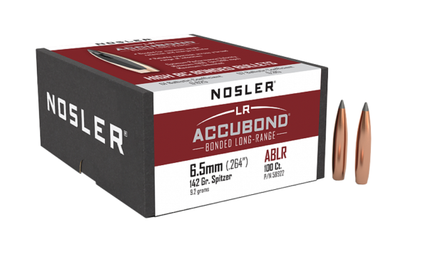 NOSLER ABLR 6.5MM 142GR