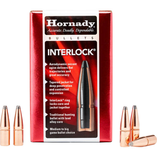 HORNADY 30CAL 308 180GR BTSP BULLET