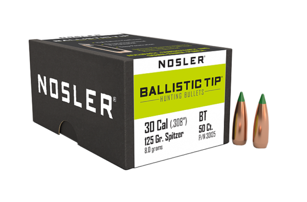 NOSLER 30CAL 125GR BALLISTIC BULLET