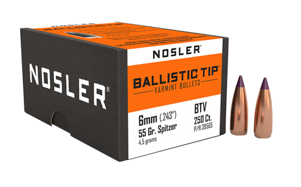 NOSLER 6MM 55GR BALLISTIC BULLET