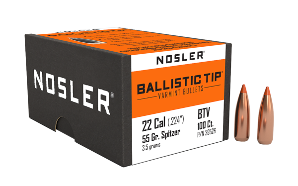 NOSLER 22CAL 55GR BALLISTIC BULLET