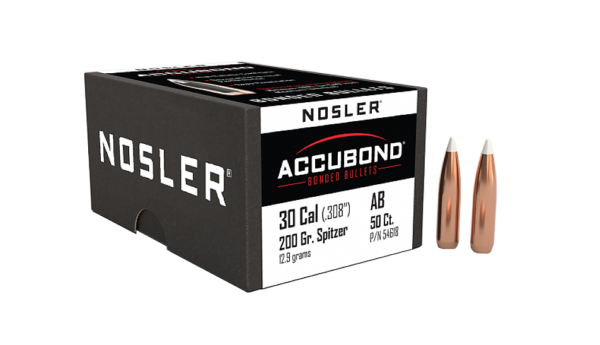 NOSLER 30CAL 200GR ACCUBOND 50CT