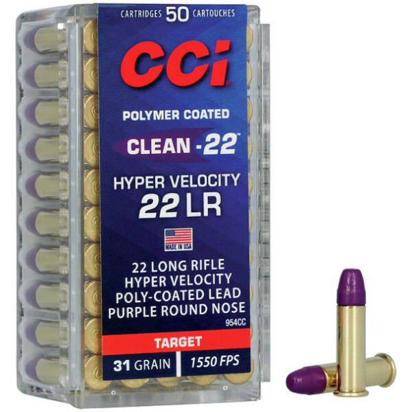 CCI 22LR 31GR CLEAN HV AMMO