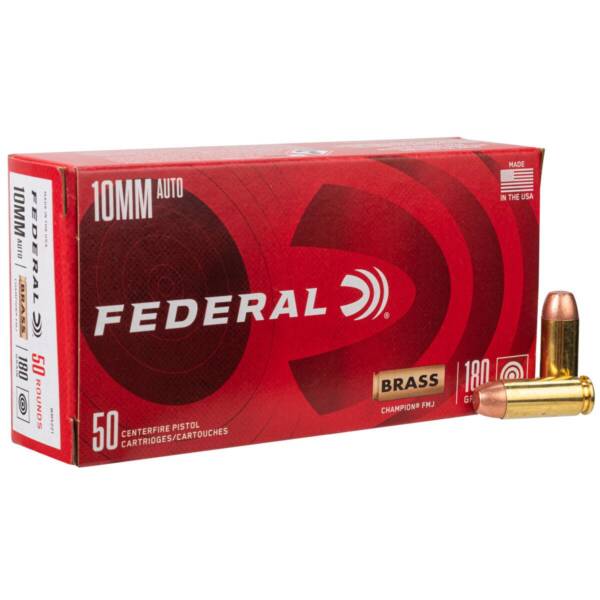 FEDERAL 10MM 180GR FMJ CHMP