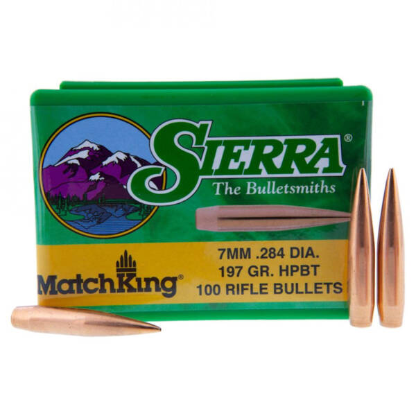 SIERRA 7MM 197GR HPBT BULLET