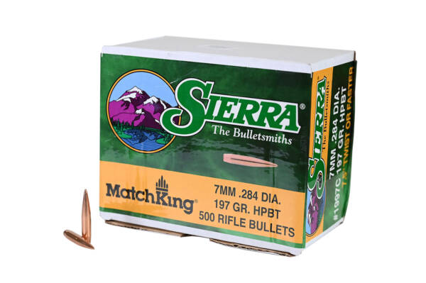 SIERRA 7MM 197GR HPBT BULLET 500PC