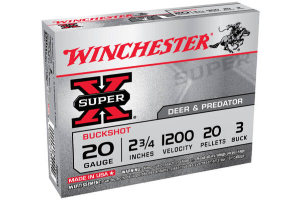 WIN 20GA 2-3/4IN BUCKSHOT PELLET