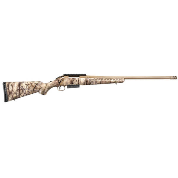 RUGER AMER 6.5PRC CAMO BOLT ACT RIFLE