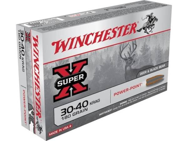 WIN 30-40KRAG 180GR AMMO