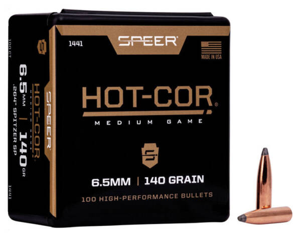 SPEER 6.5MM 140GR HOT-COR BULLET 100CT