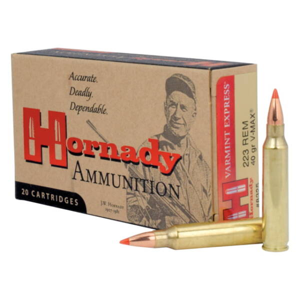 HORNADY 223REM 40GR V-MAX AMMO