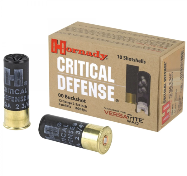 HORNADY 12GA 00BUCKSHOT CRIT DEF