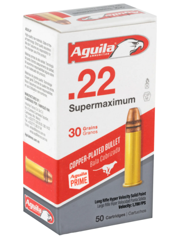 AGUILA 22HP 30GR SUPER MAX 50CT