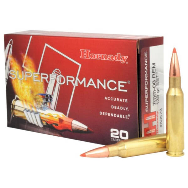 HORNADY 7MM-08REM 139GR SST SPF AMMO