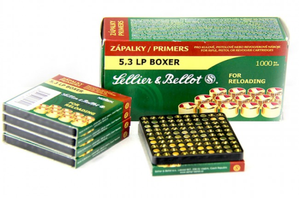 S&B LARGE PISTOL PRIMERS 1000PC