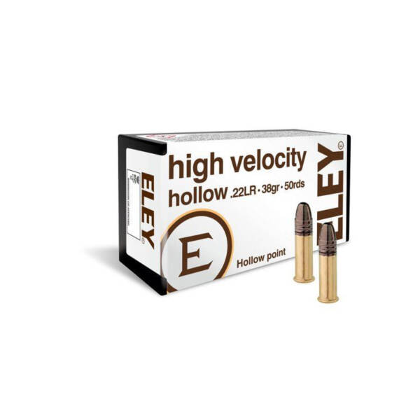 ELEY HIGH VELOCITY 22 LR AMMO 38 GR