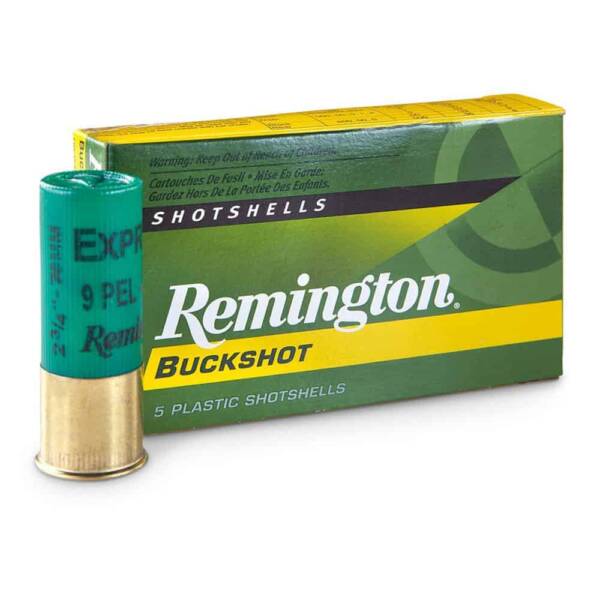 REMINGTON 12GA 2-3/4 BUCKSHOT PLASTIC