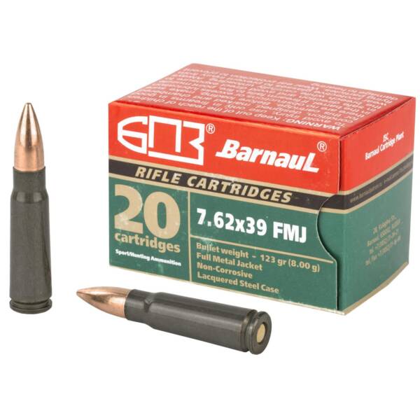 BARNAUL 7.62x39 NON CORROSIVE