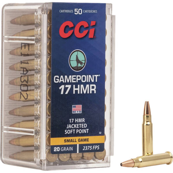 CCI GAMEPOINT 22WMR 40GRN JSP