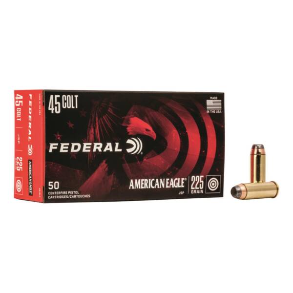 FEDERAL AE 45 COLT 225 GRN JSP