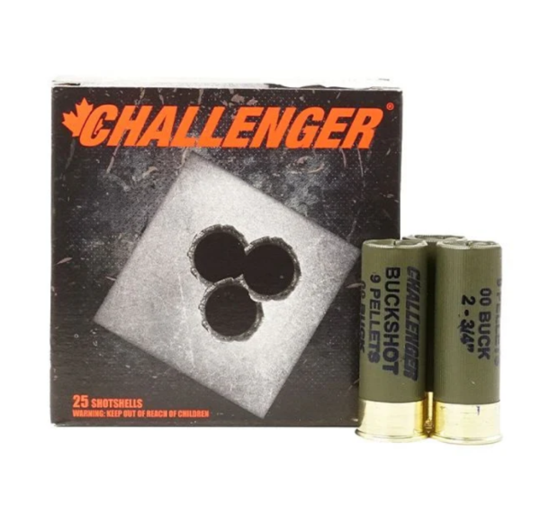 CHALLENGER 12GA 234 00BUCK 100 ROUNDS