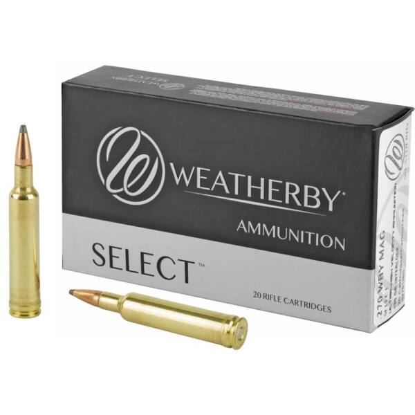 WEATHERBY 270WBY MAG 130GRN INTERLOCK