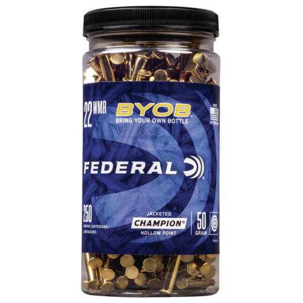 FEDERAL BYOB 22WMR 250RND 50GRN JHP