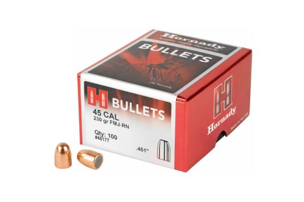 HORNADY BLT 45 CAL .451 230 GR FMJ-RN