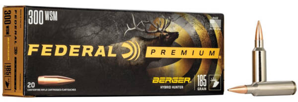 FEDERAL BERGER 300WSM 185GRN HYBRID HUNT