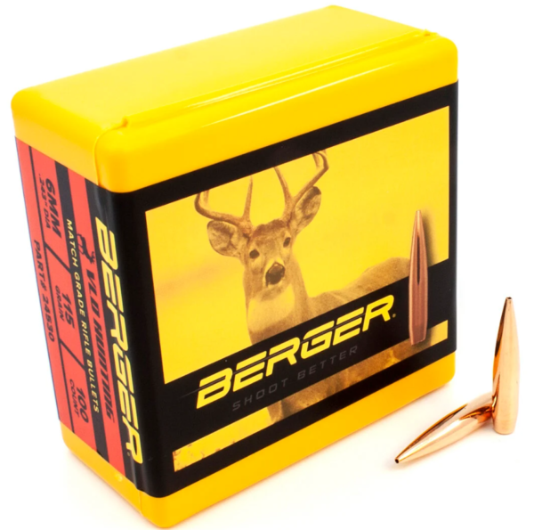 BERGER 6MM 115GR VLD HUNTING 100CT