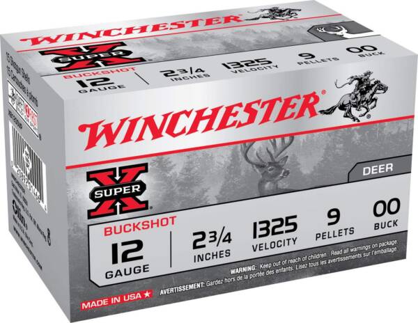 BUCKSHOT 12 GA #00 2-3/4-IN 25 PACK