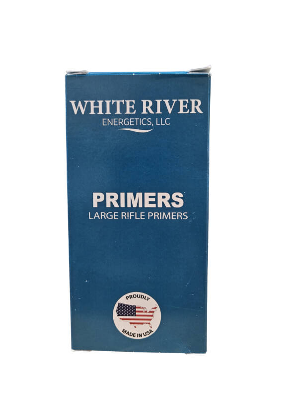 WHITE RIVER LARGE RIFLE PRIMERS 100CT