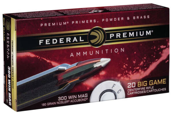 FED PREM 300WINMAG 180GR NOSLER ACCUBOND