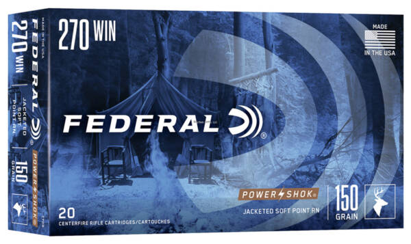 FEDERAL 270 WIN 150GR SP POWER SHOK