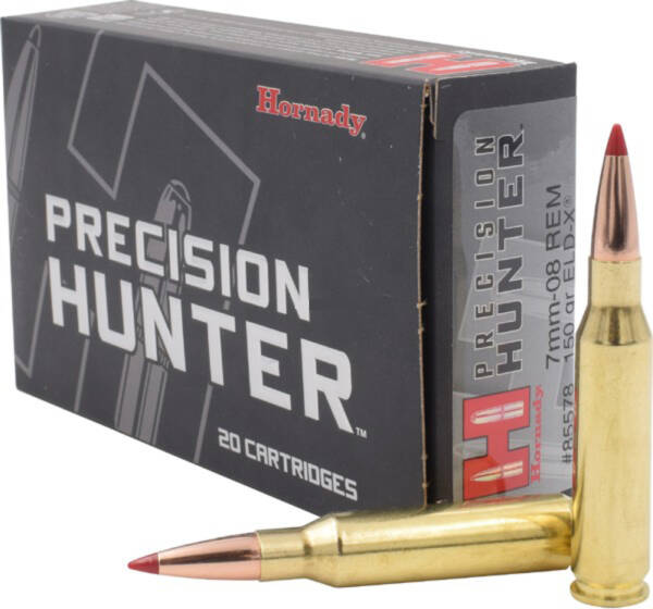 HORNADY 7MM-08 REM 150GR ELD-X PRECISION HUNTER