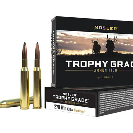 NOSLER 270 WIN 130GR PARTITION TROPHY GRADE